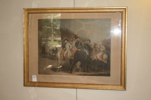 Coloured Print of Napoleon